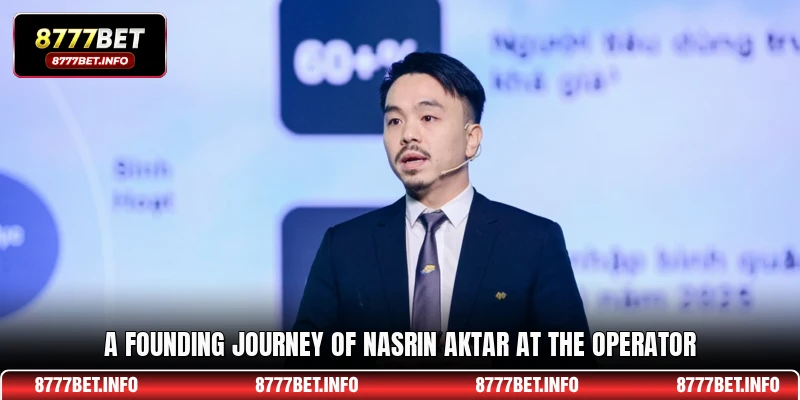 A founding journey of Nasrin Aktar at the operator