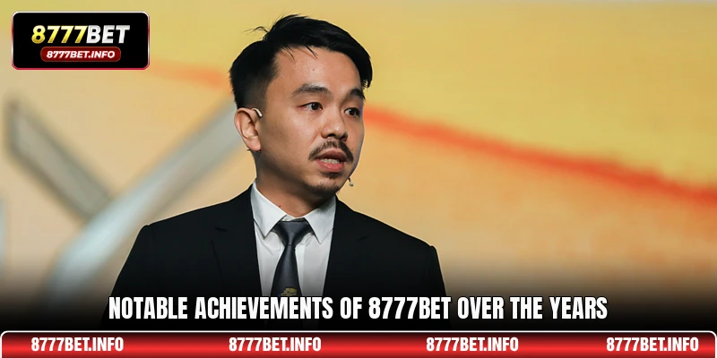 Notable achievements of 8777BET over the years