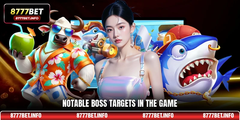 Notable boss targets in the game